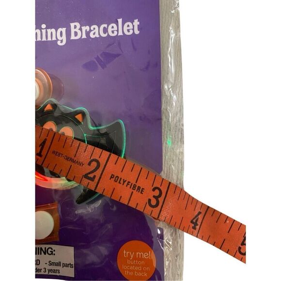 Trick Or Treating Light Reflector Flashing Bat Bracelet - Picture 5 of 9